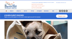 Desktop Screenshot of barrowhill-vets.com